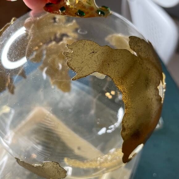 Trimsetter Blown Glass Golden Glove Christmas Ornament	Holiday XMAS - Picture 9 of 14